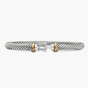 David Yurman Buckle Classic Cable Bracelet in Sterling Silver